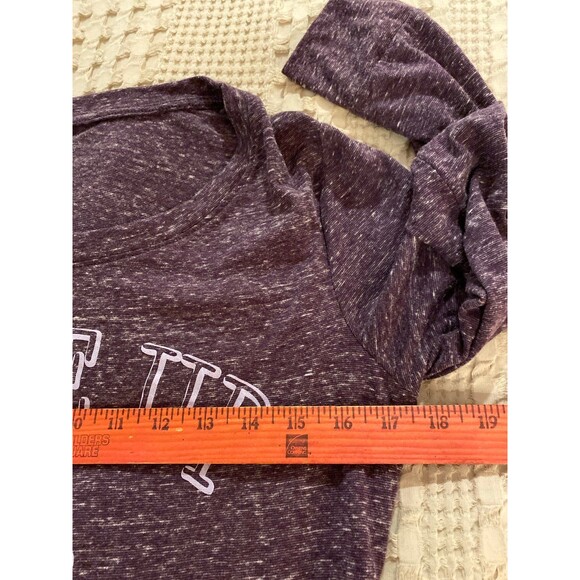 Style & Co Sport Women’s T Shirt Size Small Purple “Wake Up & Love Life” - Picture 10 of 12